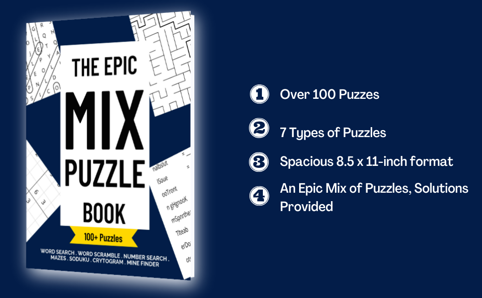 The Epic Mix Puzzle Book: A variety of over 100 Puzzles - Image 4