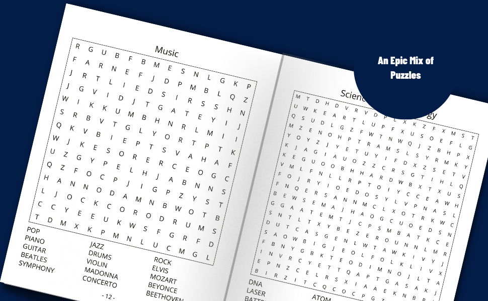 The Epic Mix Puzzle Book: A variety of over 100 Puzzles - Image 2