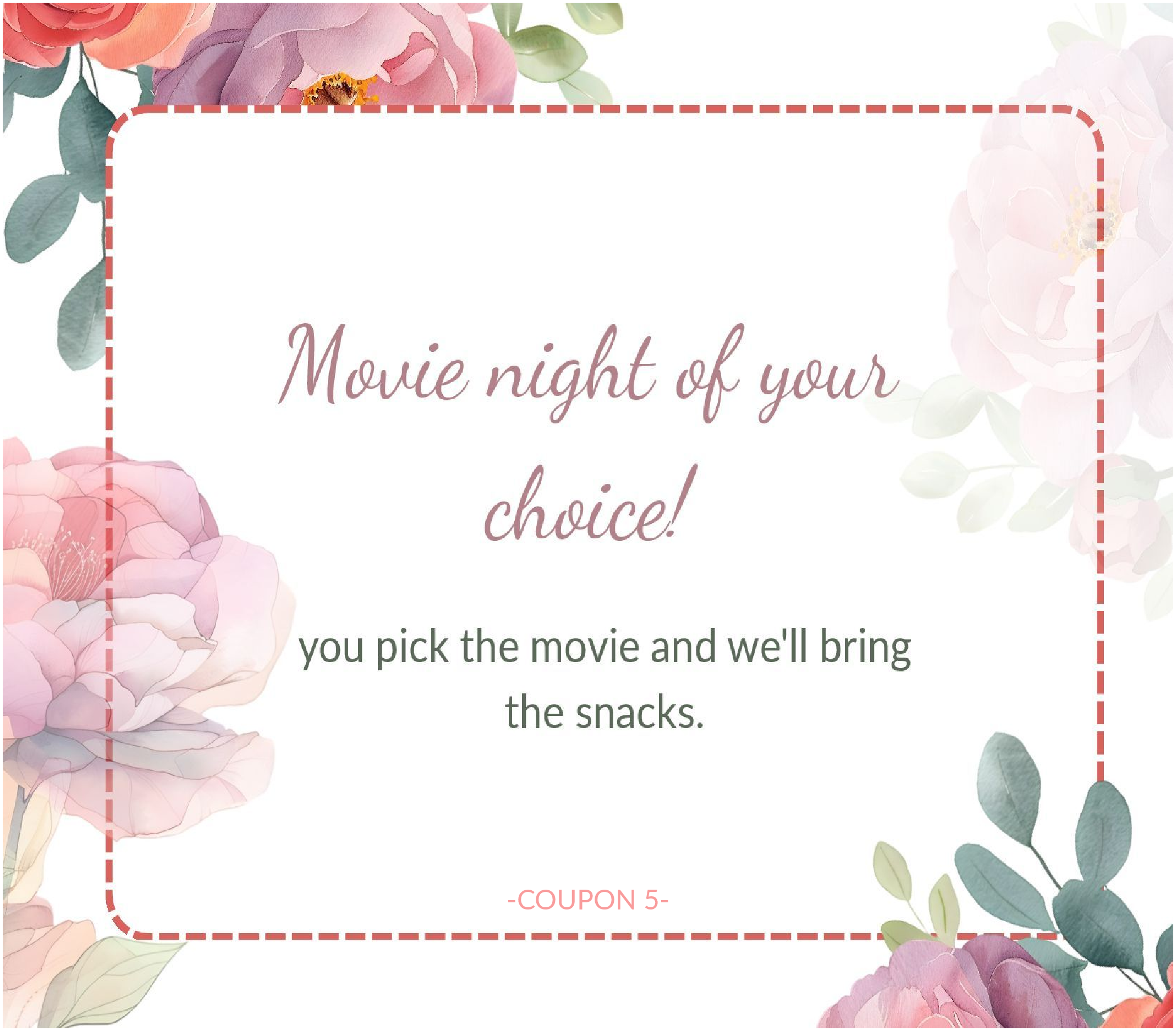 Little Acts of Love: A Coupon Book For Mom from the Heart - Image 4