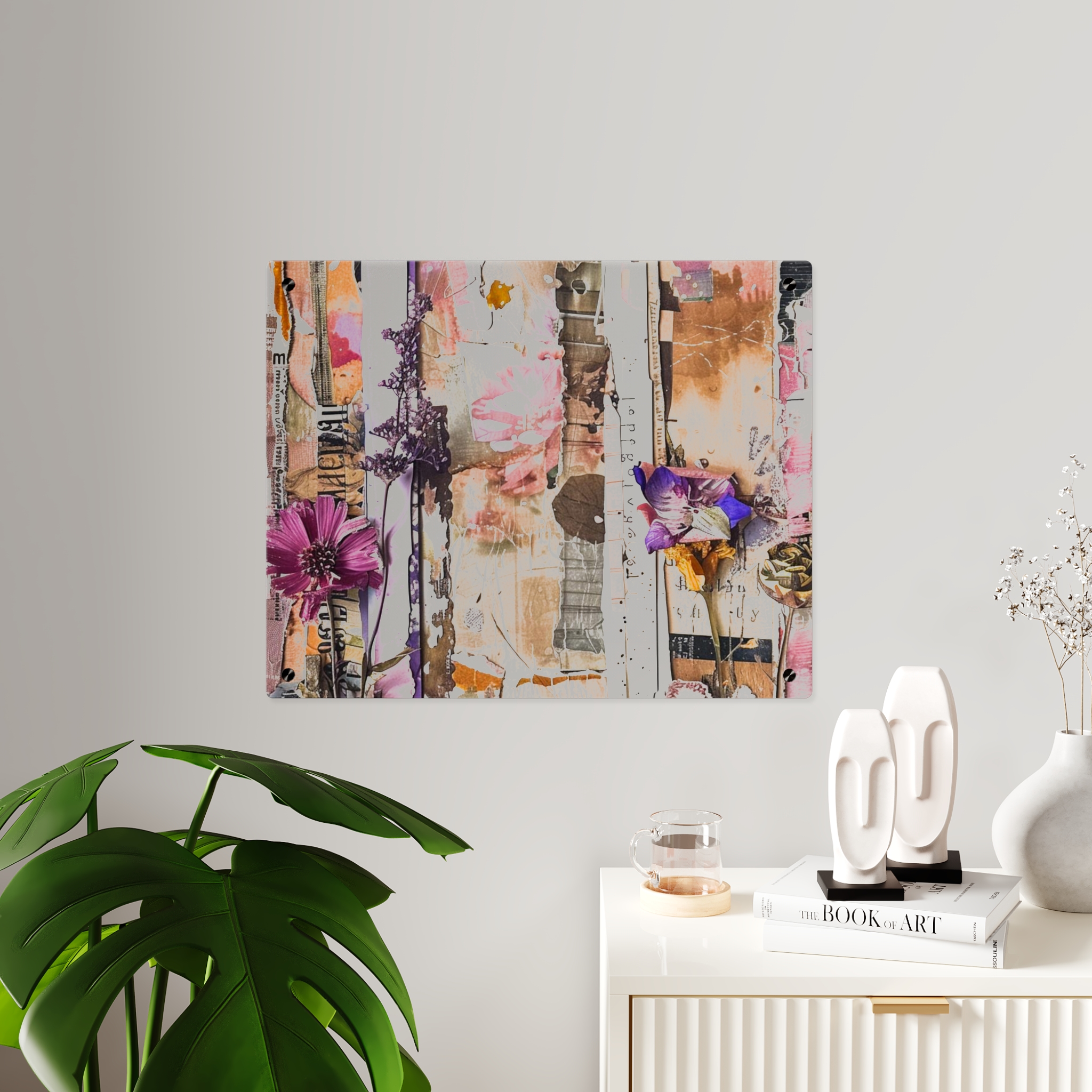 Mixed Media Muse Acrylic Art Panel - Image 7