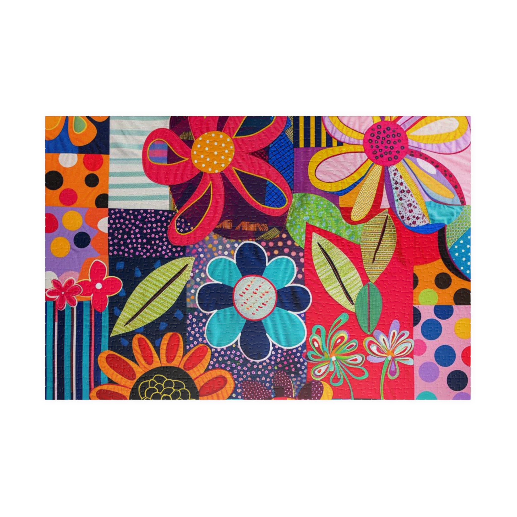 Colorful Patchwork Puzzle - Image 2