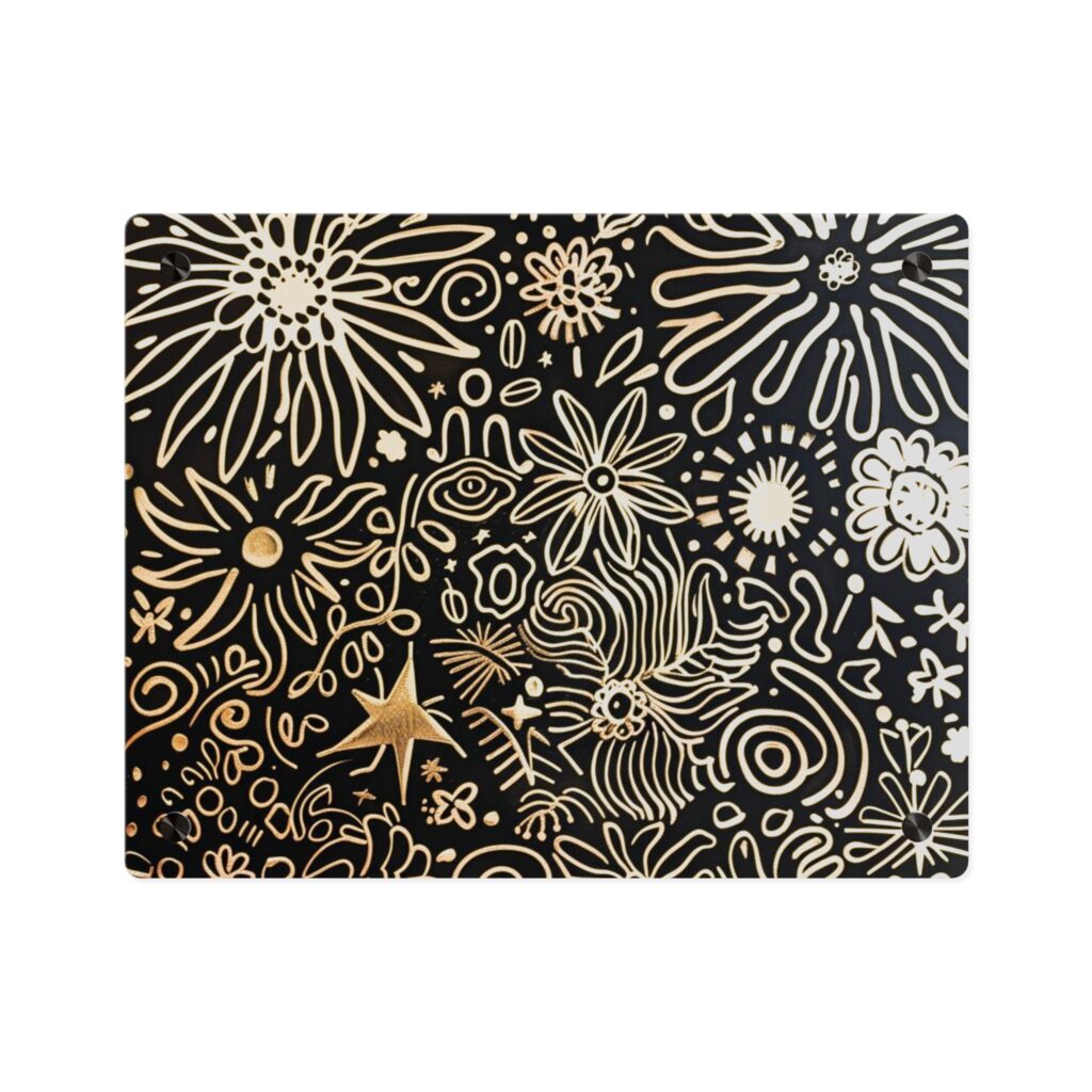 Doodle Dreams Acrylic Art Panel