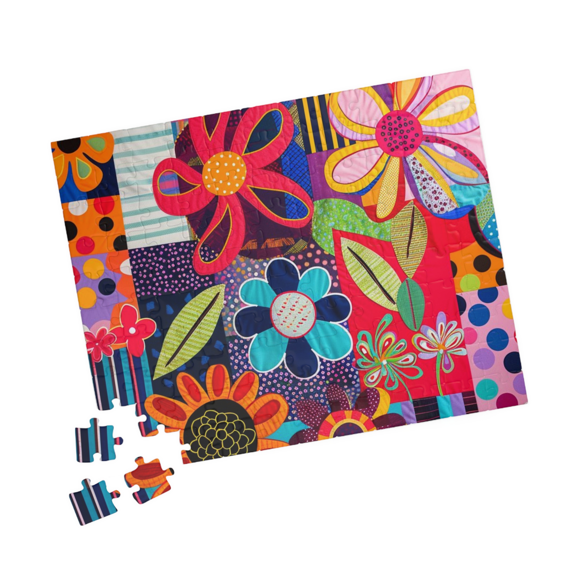 Colorful Patchwork Puzzle - Image 7