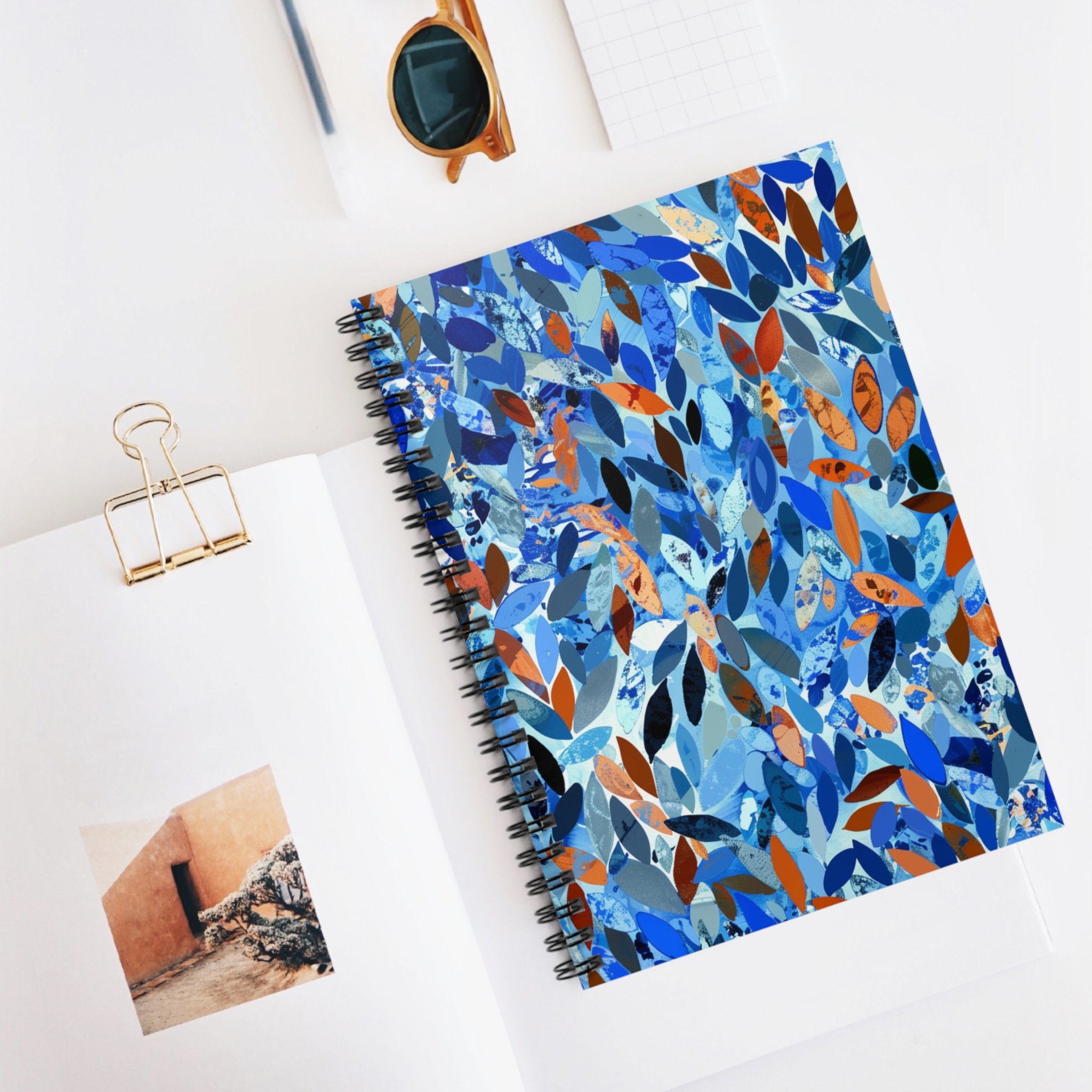Simple Scribbles Spiral Notebook - Ruled Line
