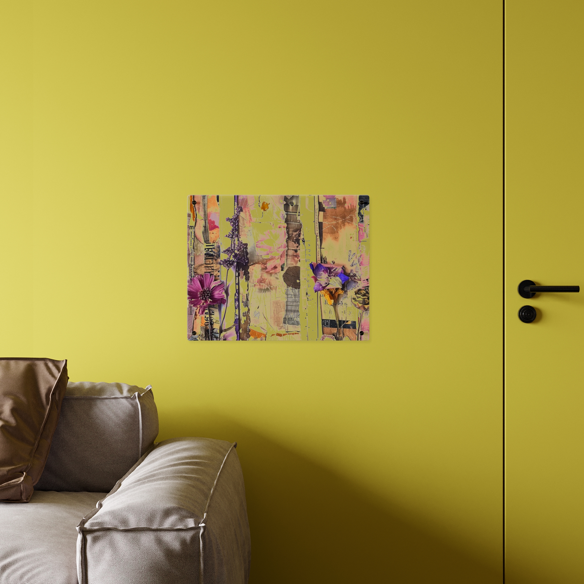 Mixed Media Muse Acrylic Art Panel - Image 8