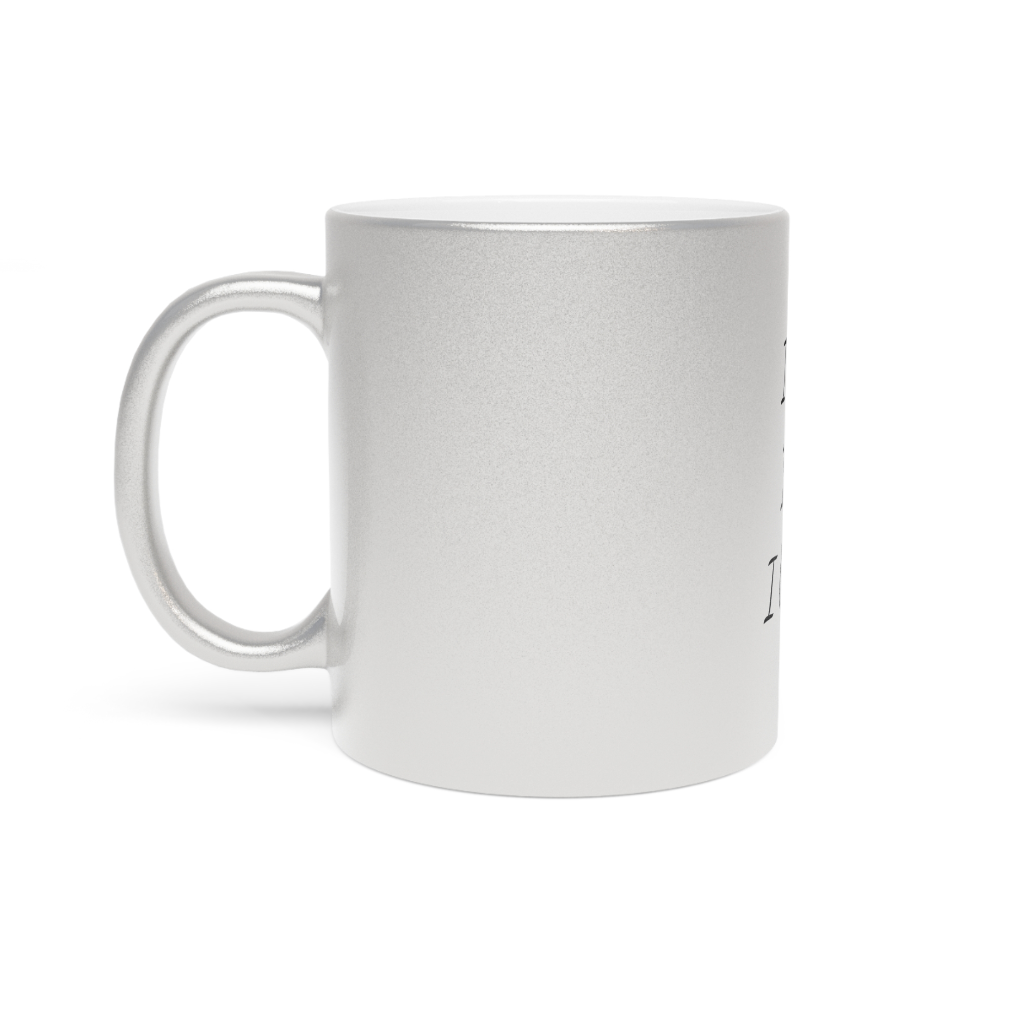 Metallic "I came, I saw, I crafted ! " Mug (SilverGold) - Image 2