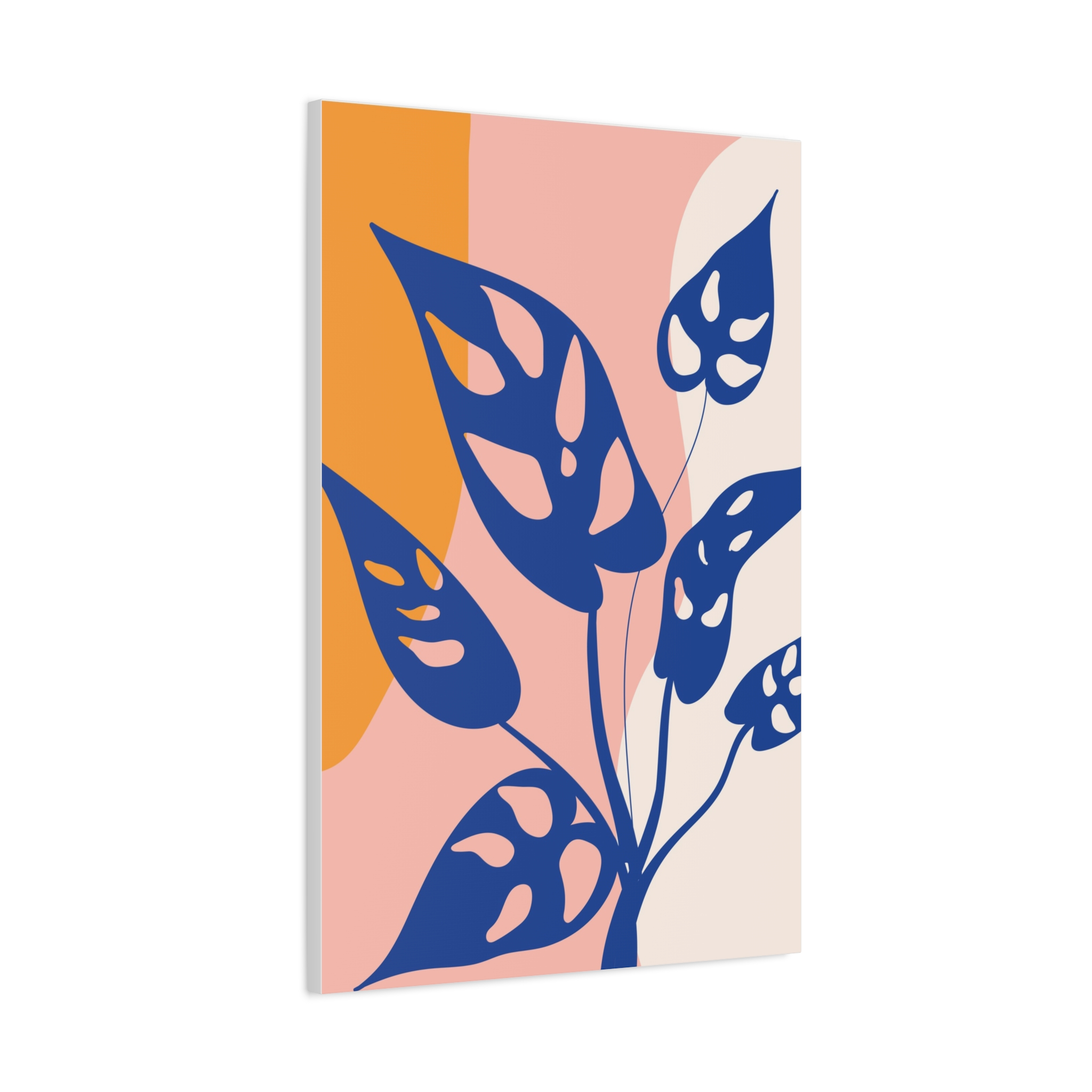 Canvas Art Print (Blue Monstera) - Image 10