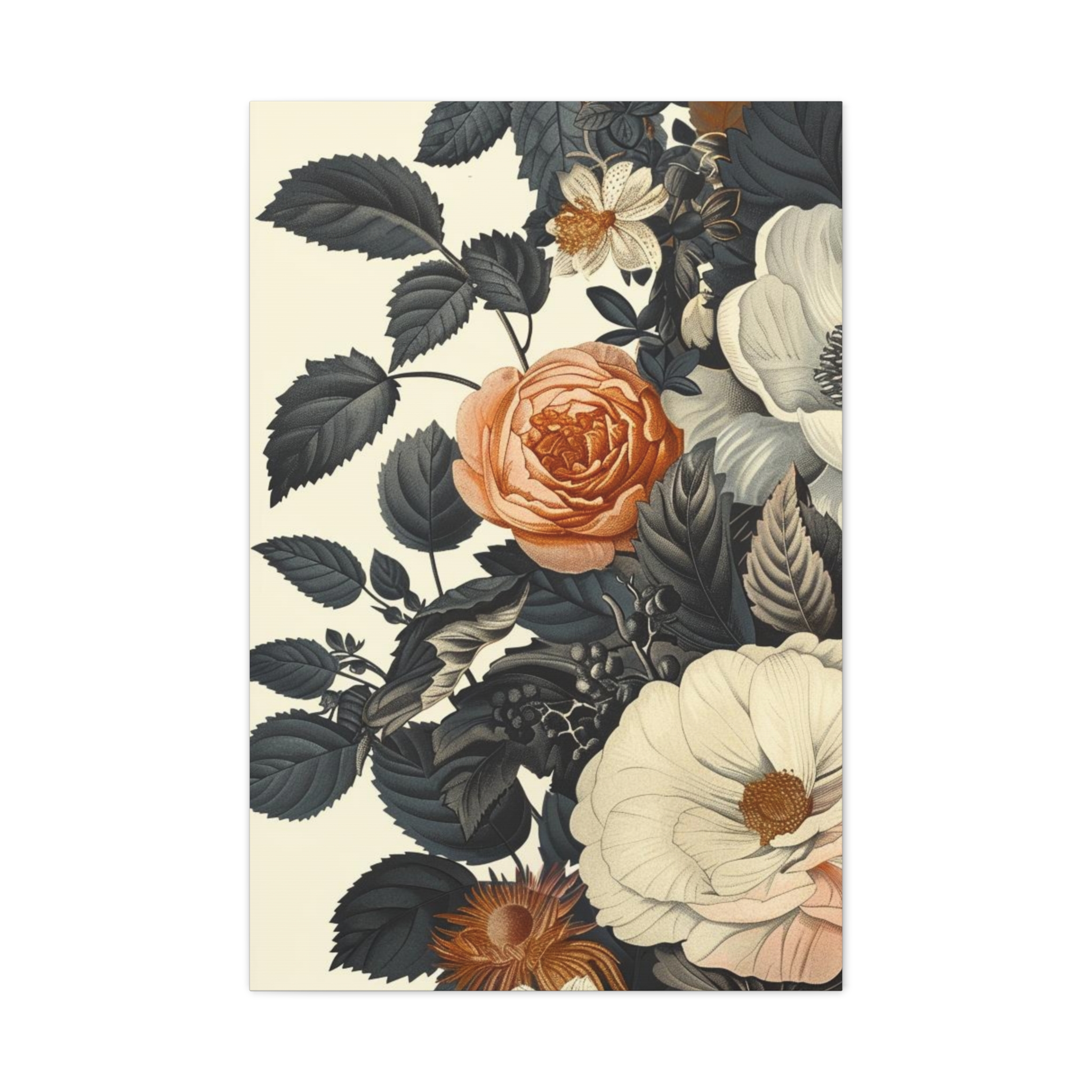 Vintage Florals – Antique-Inspired Canvas Wall Art - Image 9