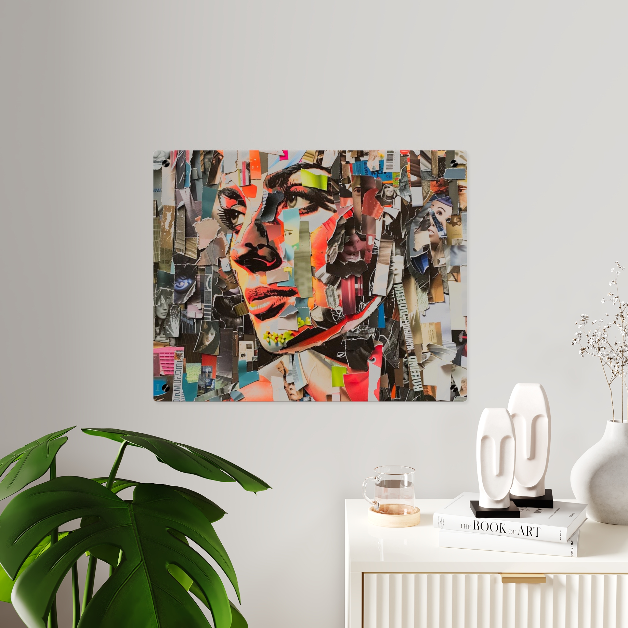 Creative Collage Acrylic Art Panel - Image 7