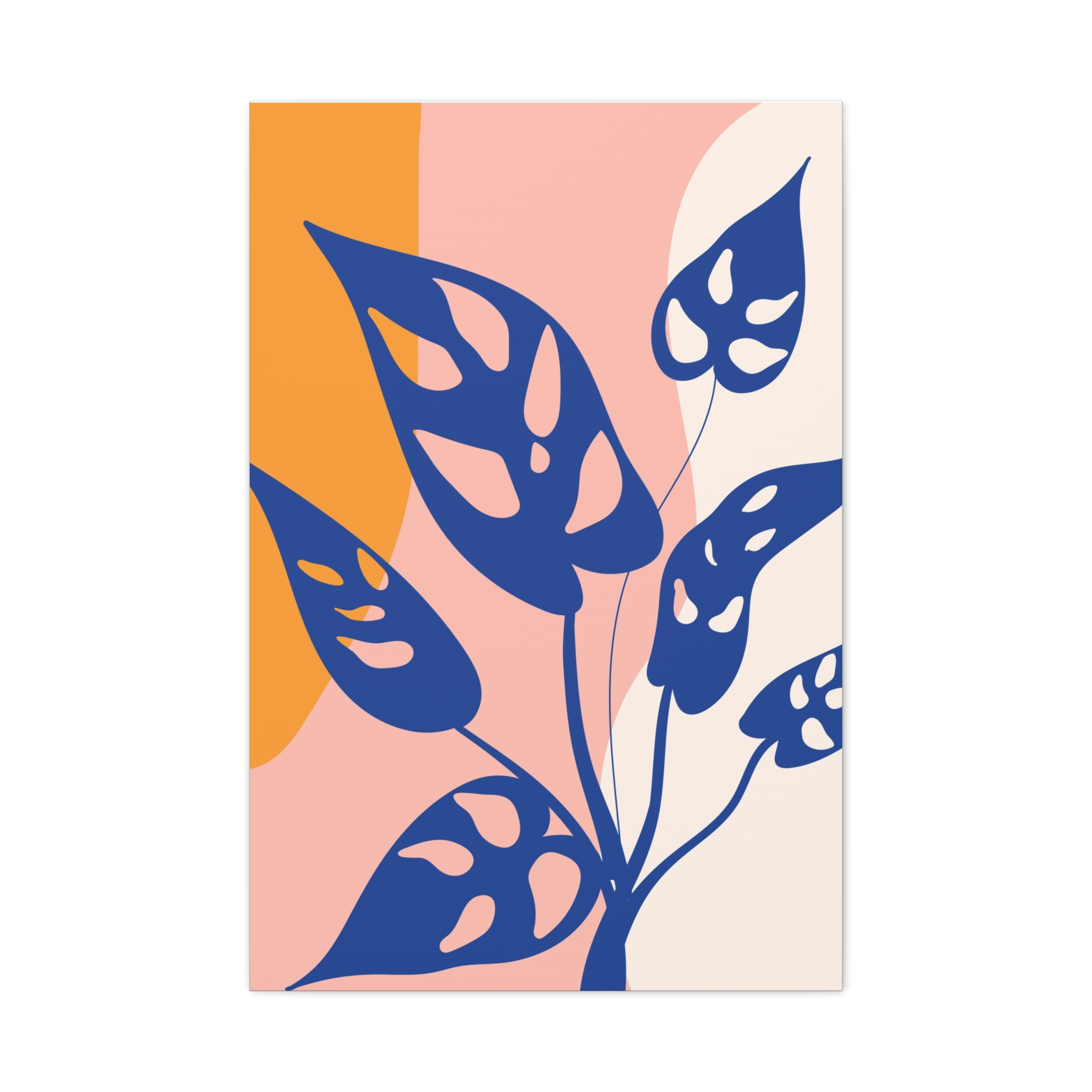 Canvas Art Print (Blue Monstera) - Image 9