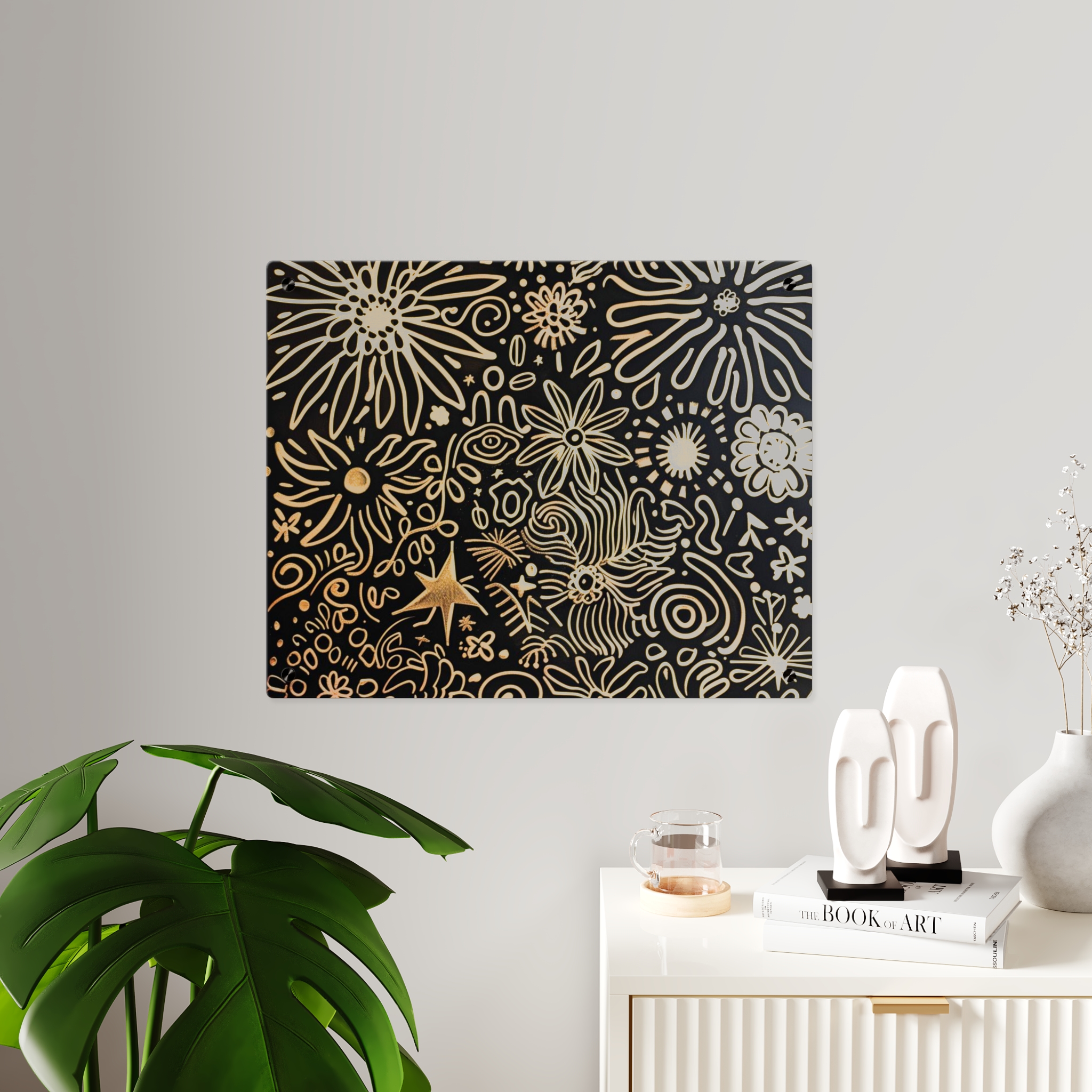 Doodle Dreams Acrylic Art Panel - Image 7