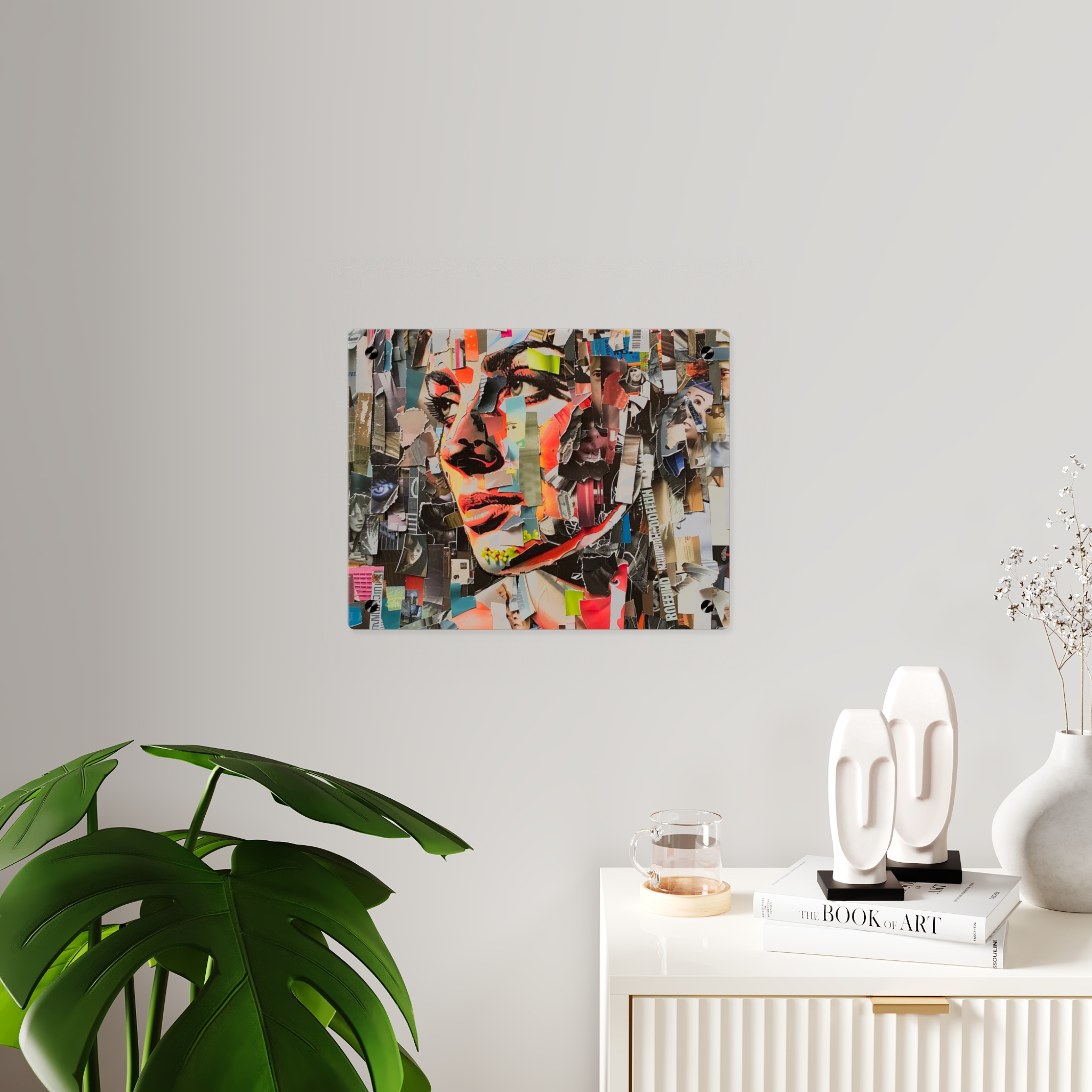 Creative Collage Acrylic Art Panel - Image 3
