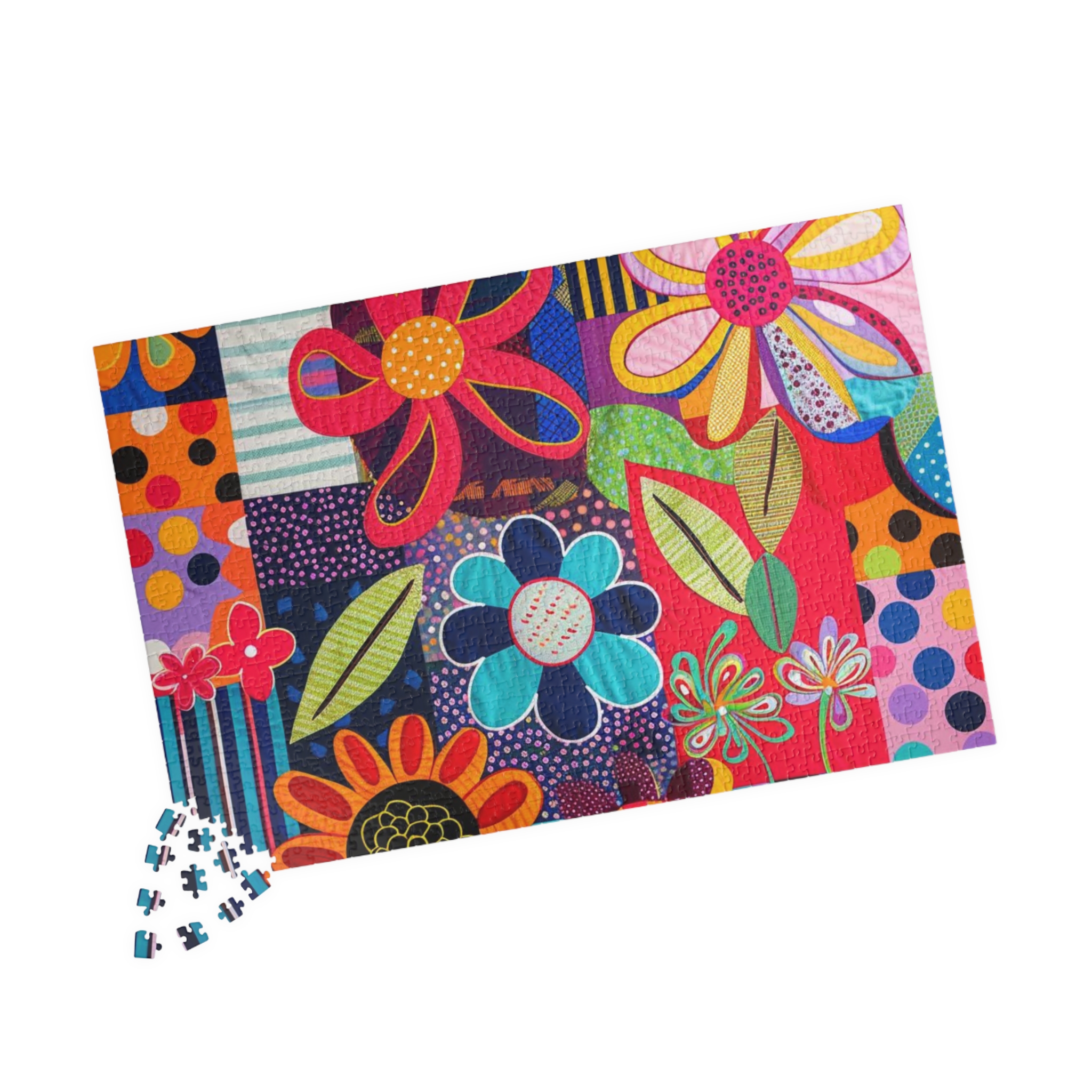 Colorful Patchwork Puzzle - Image 4