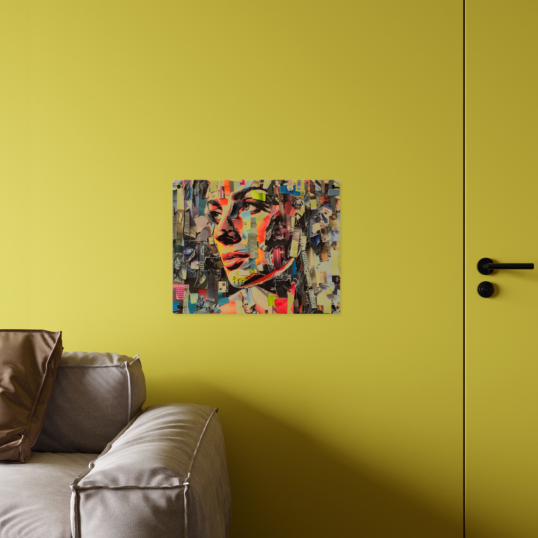 Creative Collage Acrylic Art Panel - Image 8