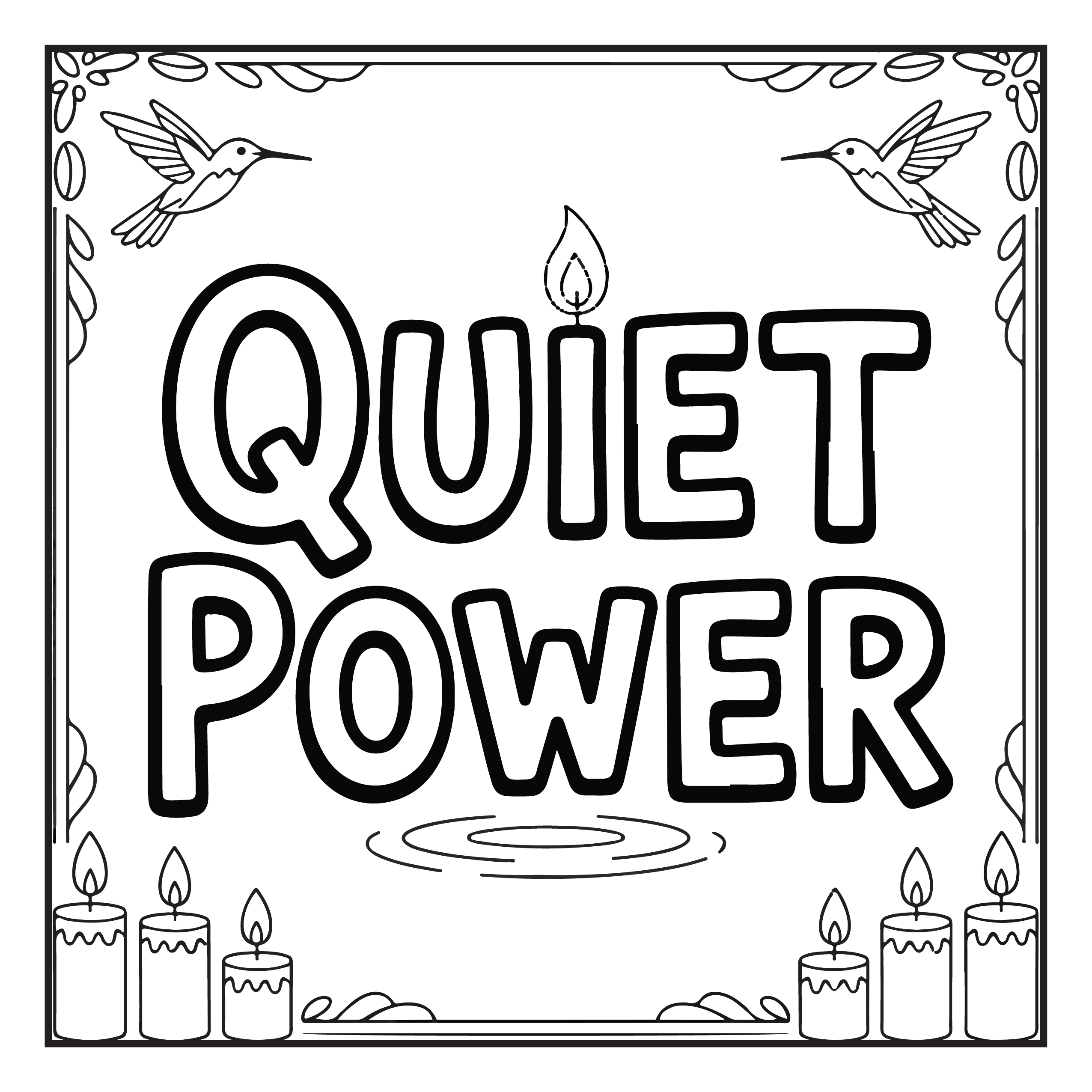 Sovereignty Coloring Pages :Empowering Words to Color and Reflect. Bold and Easy Designs - Image 4